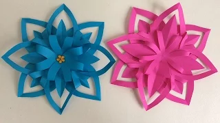 PAPER FLOWERS. PAPER HANDBOOKS. Paper flower. Preschool Crafts, Preschool Ideas.