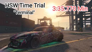 GTA Online HSW Time Trial "Terminal" BEST and EASIEST Route, 3:35.770 Min (PS5, 60FPS)