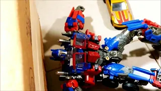 Ultimate Showdown: Optimus Prime vs Megatron Stop Motion Battle (Transformers 2007 Reupload +30fps)