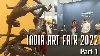 INDIA ART FAIR 2022 Delhi | Part 1 | Art Documentation