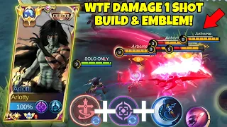 ARLOT USERS MUST KNOW!! NEW BEST BUILD & EMBLEM COMBINATION FOR ARLOTT! | Mobile legends