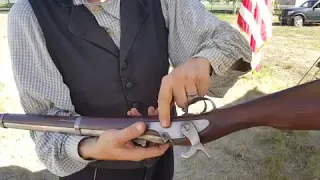 Sven Hillring, a Civil War reenactor, explains how he cares for his Civil War era musket