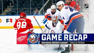 Red Wings @ Islanders 10/30 | NHL Highlights 2023