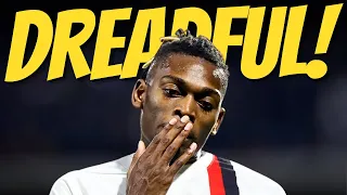 Disinterested Rafael Leão leads Milan to near disaster against bottom Salernitana!