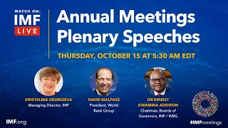 Annual Meetings Plenary Speeches
