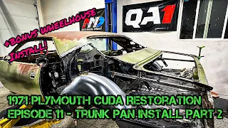 1971 Plymouth Cuda Restoration - Episode 11 - Trunk Pan Install Part 2