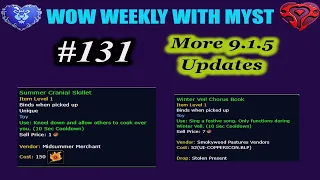 Gobble Gobble  ~ WoW Weekly with Myst