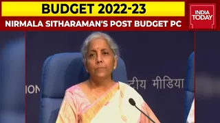 Nirmala Sitharaman Explains Budget 2022-23 In Press Conference; Says - Didn't Increase Any Taxes