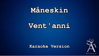 Måneskin - Vent'anni (KARAOKE)