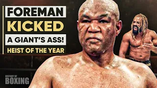 When George Foreman Showed a Crazy Fight at 48! …but After That He Was Vilely Robbed!
