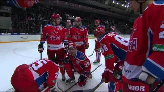 Лаланд травмируется в концовке встречи / Lalande gets injured in the very end of the game