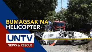 Sinasakyang helicopter ni PNP Chief Gamboa, bumagsak sa San Pedro, Laguna