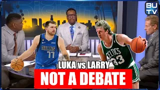 Reaction to Luka Dončić vs. Larry Bird: Is Mavs star a better than the Celtics legend? | UNDISPUTED