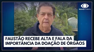 Faustão recebe alta médica após transplante e já esta em casa | Jornal da Band