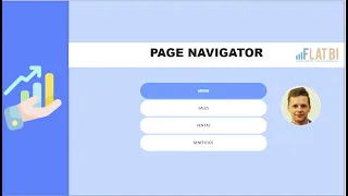 Nuevo panel de navegación en Powerbi, #page navigator