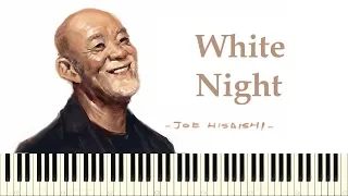 ♪ Joe Hisaishi: White Night - Piano Tutorial