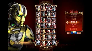 Mortal Kombat 9 Cyrax (Lader Medium No round lost)