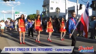 Desfile Cívico de 7 de Setembro em Capim Grosso - 2016