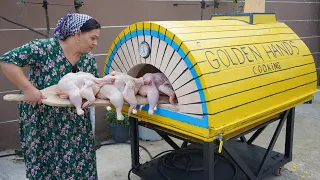 Creative Idea to Build an Outdoor Pizza and Chicken Oven