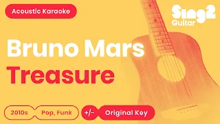 Bruno Mars - Treasure (Acoustic Guitar Karaoke)