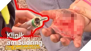 Hand explodiert! Wieso zündet Corinna ihre Hand mit einem Böller an? | Die Familienhelfer | SAT.1