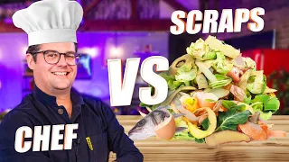 Can a Chef Make Amazing Dishes from Scraps? | Food Scrap Challenge 2