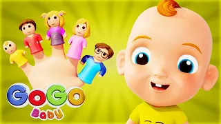 The Finger Family, Bath Song + More Sing-Along Songs | GoGo Baby - Nursery Rhymes & Kids Songs