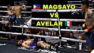 MARK MAGSAYO VS ISAAC AVELAR FULL FIGHT BRUTAL KNOCKOUT