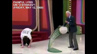 The Price is Right - Jonathon Berg PAINFULLY LOSES "3 Strikes"! (Friday, May 12, 2000)