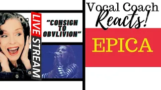 LIVE REACTION: EPICA "Consign To Oblivion" Live at the Zenith VOCAL COACH REACTS & DECONSTRUCTS