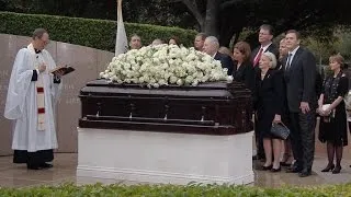 Watch: Full funeral service of Nancy Reagan