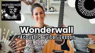 WONDERWALL - Oasis [The RIGHT Strumming Pattern] Acoustic Guitar Lesson Tutorial