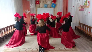 танец "Красные маки", МБДОУ "Детский сад № 1"