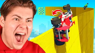 Parkouren Met Een F1 Auto! (Race)