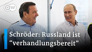 Ex-Kanzler hält trotz heftiger Kritik an Freundschaft zu Putin fest | DW Nachrichten