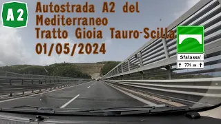 Autostrada A2 tratto Gioia Tauro-Scilla 01/05/2024