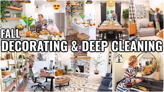 *FALL* DEEP CLEAN & DECORATE WITH ME!!😍 NEW FALL DECOR | MEAL PREP | 2023 CLEANING MOTIVATION