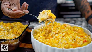 The BEST Seafood Mac and Cheese