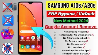 Samsung A02s/A03s/A10s/A20s/A30/A12/A50 FRP Bypass Android 12 | Google Account Unlock Without Pc2024