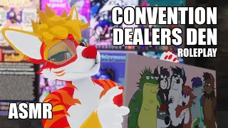 [Furry ASMR] Trying to sell you things at the dealers' den RP (Tapping + Drawing) 🛍️