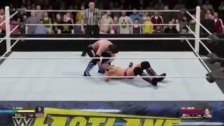 WWE Fastlane 2016 AJ Styles vs Chris Jericho - WWE 2K16 Gameplay PS4