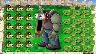 Gatling Pea Melon Pult Vs Team Plants Vs Dr Zomboss Plants Vs Zombies Battlez