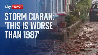 Jersey residents say Storm Ciaran is 'worse than' Great Storm of 1987