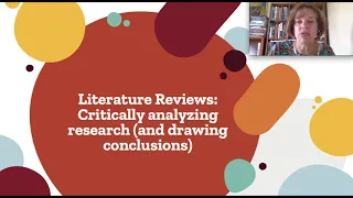 Literature reviews: Critically analyzing research and drawing Conclusions