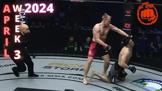 MMA & Boxing Knockouts I April 2024 Week 3