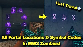 How To Fast Travel In MW3 Zombies -  All Portal Locations & Symbol Codes Explained