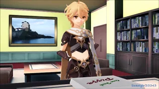 MMD x Genshin Impact - Delivering food be like