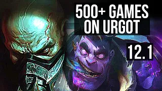 URGOT vs MUNDO (TOP) (DEFEAT) | Rank 4 Urgot, 6/1/3, 500+ games, Dominating | EUW Master | 12.1