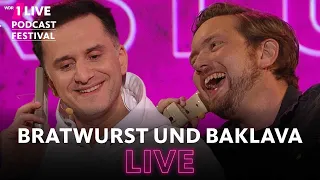 Bratwurst und Baklava LIVE | 1LIVE Podcastfestival