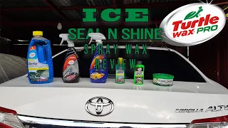 TURTLE WAX ICE SEAL N SHINE | SPRAY WAX | REVIEWS | LAZADA PH | TOYOTA COROLLA ALTIS